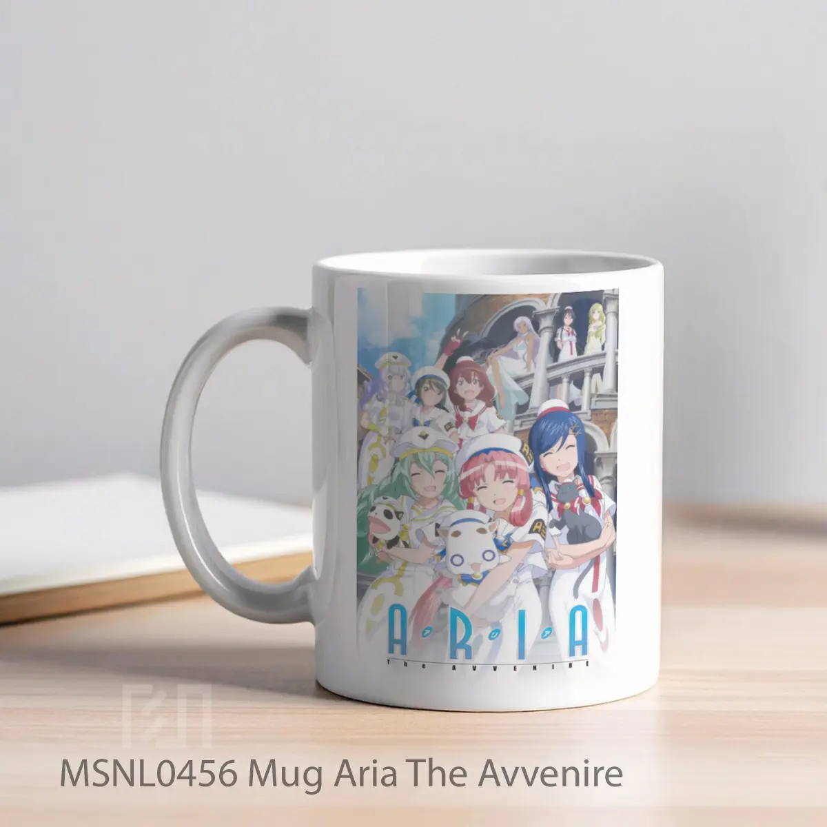 Mug Aria The Avvenire Gelas Keramik Tema Film MSNL0456 - Tampak Kiri