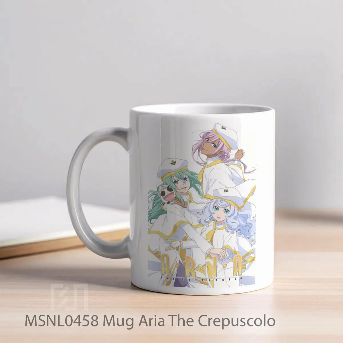 Mug Aria The Crepuscolo Gelas Keramik Tema Film MSNL0458 - Tampak Kiri