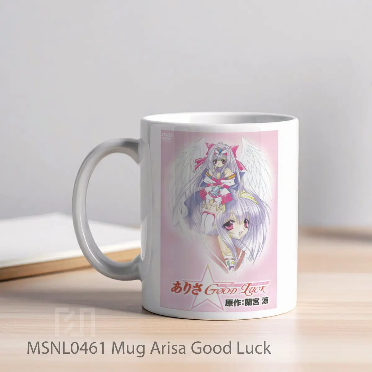 Mug Arisa Good Luck Gelas Keramik Tema Film MSNL0461 - Tampak Kiri