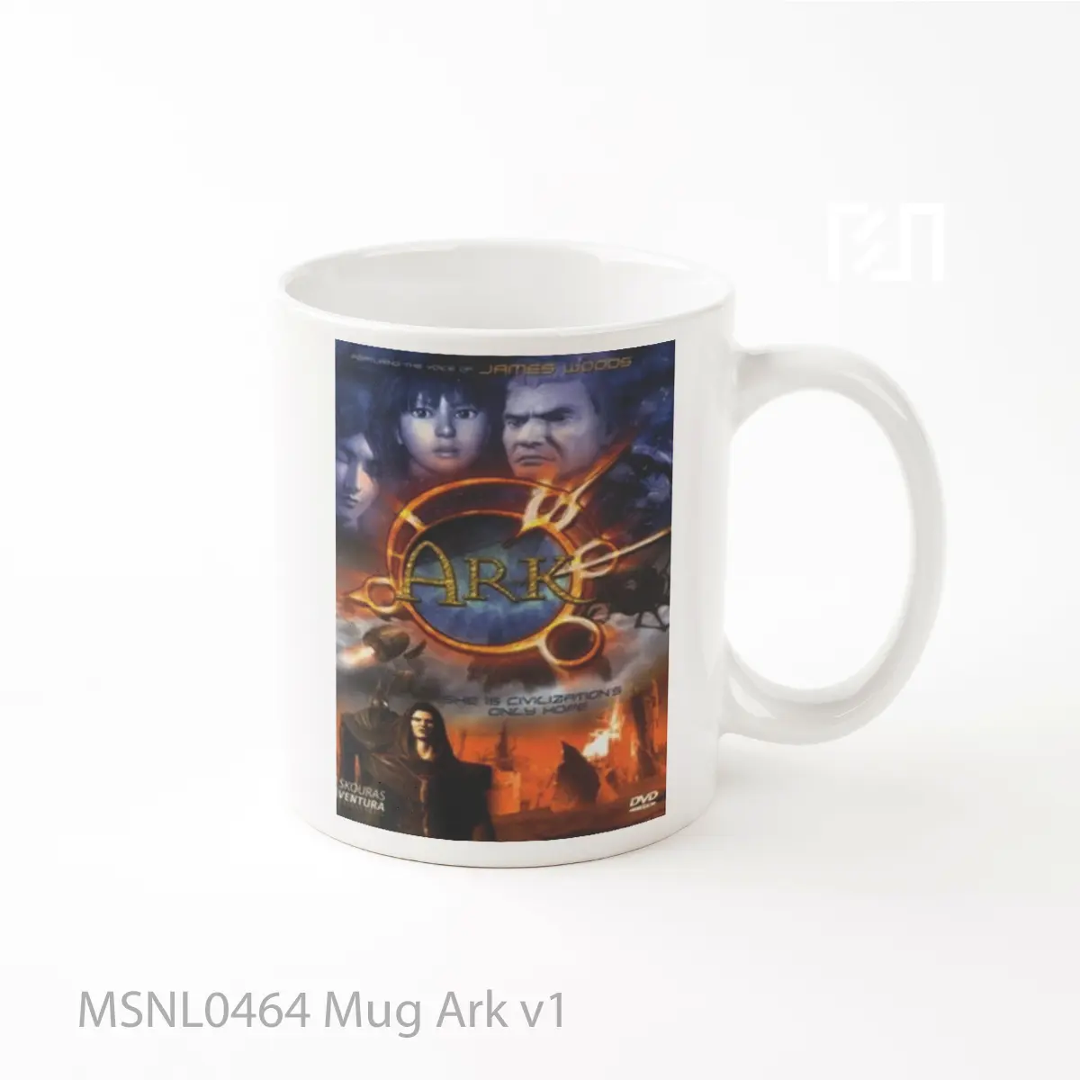 Mug Keramik Premium SNI - Mug Ark V1 Gelas Keramik Tema Film MSNL0464