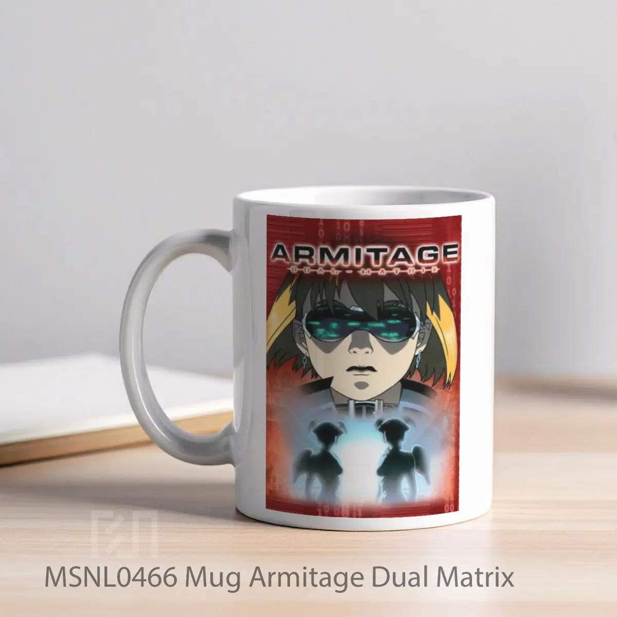 Mug Armitage Dual Matrix Gelas Keramik Tema Film MSNL0466 - Tampak Kiri
