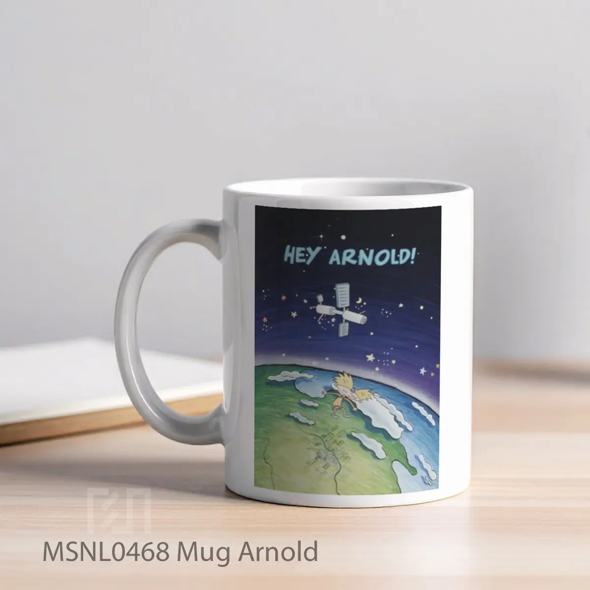 Mug Arnold Gelas Keramik Tema Film MSNL0468 - Tampak Kiri