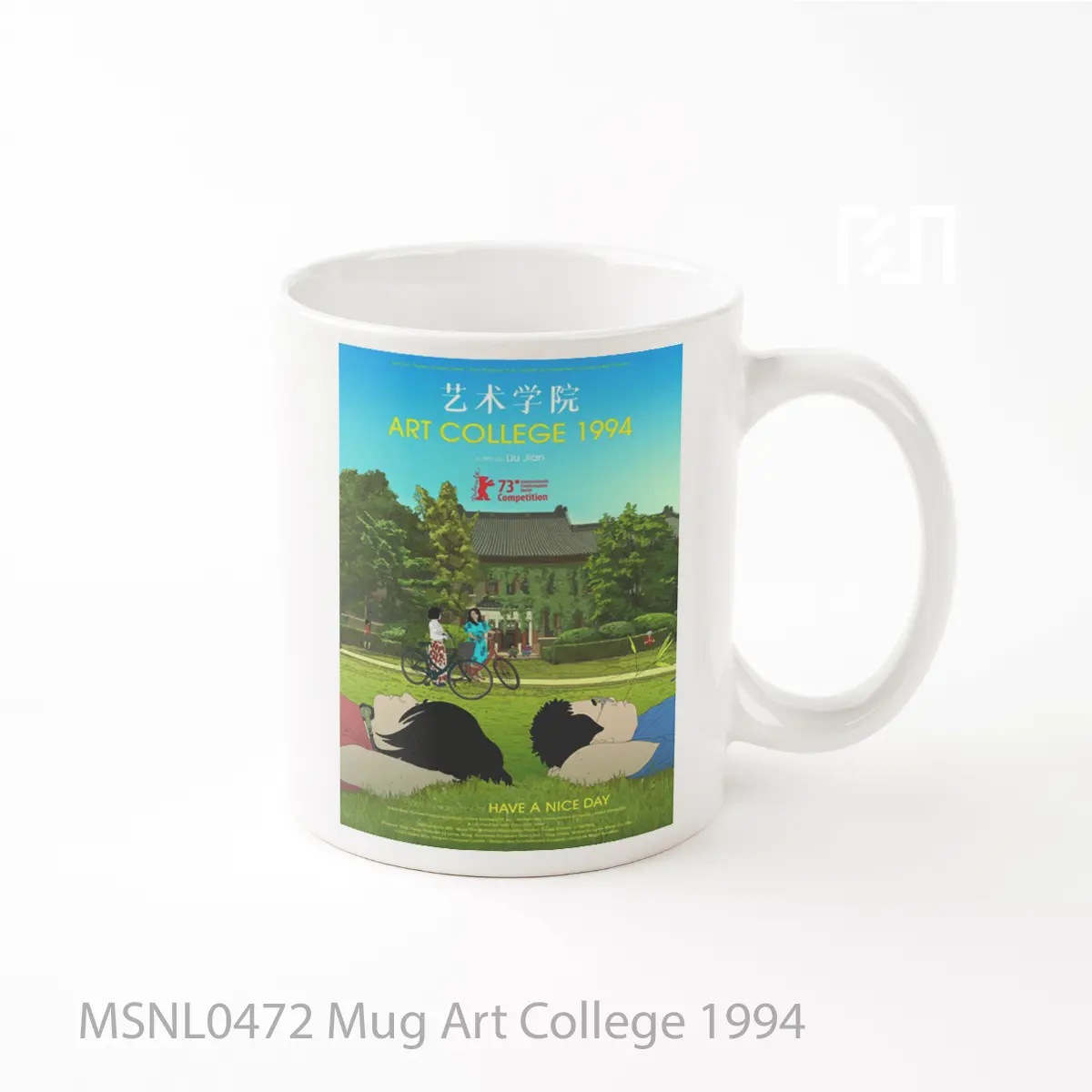 Mug Art College 1994 Gelas Keramik Tema Film MSNL0472