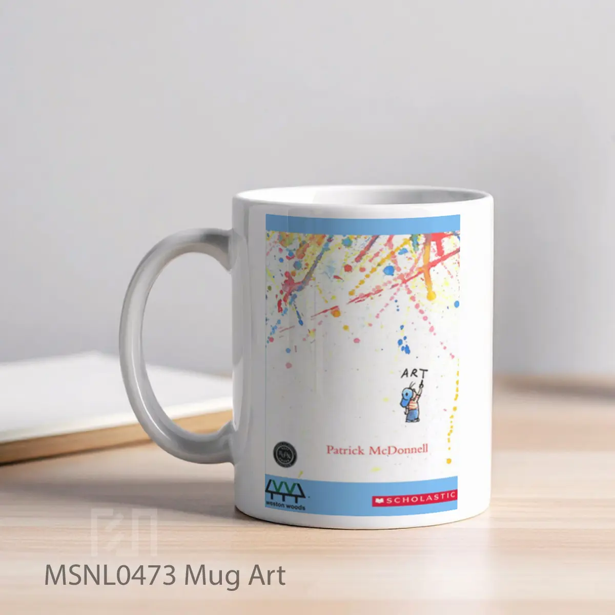 Mug Art Gelas Keramik Tema Film MSNL0473 - Tampak Kiri