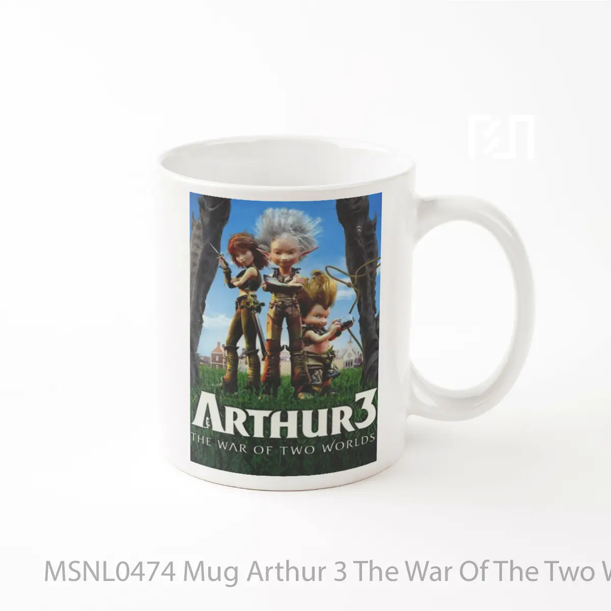 Mug Arthur 3 The War Of The Two Worlds Gelas Keramik Tema Film MSNL0474