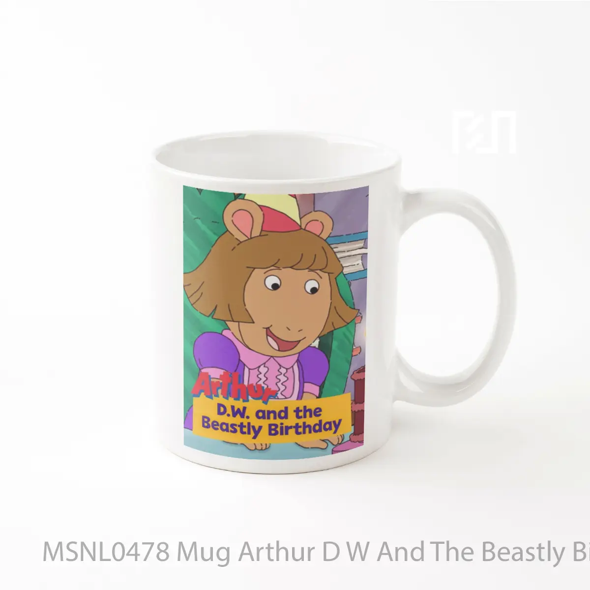 Mug Arthur D W And The Beastly Birthday Gelas Keramik Tema Film MSNL0478