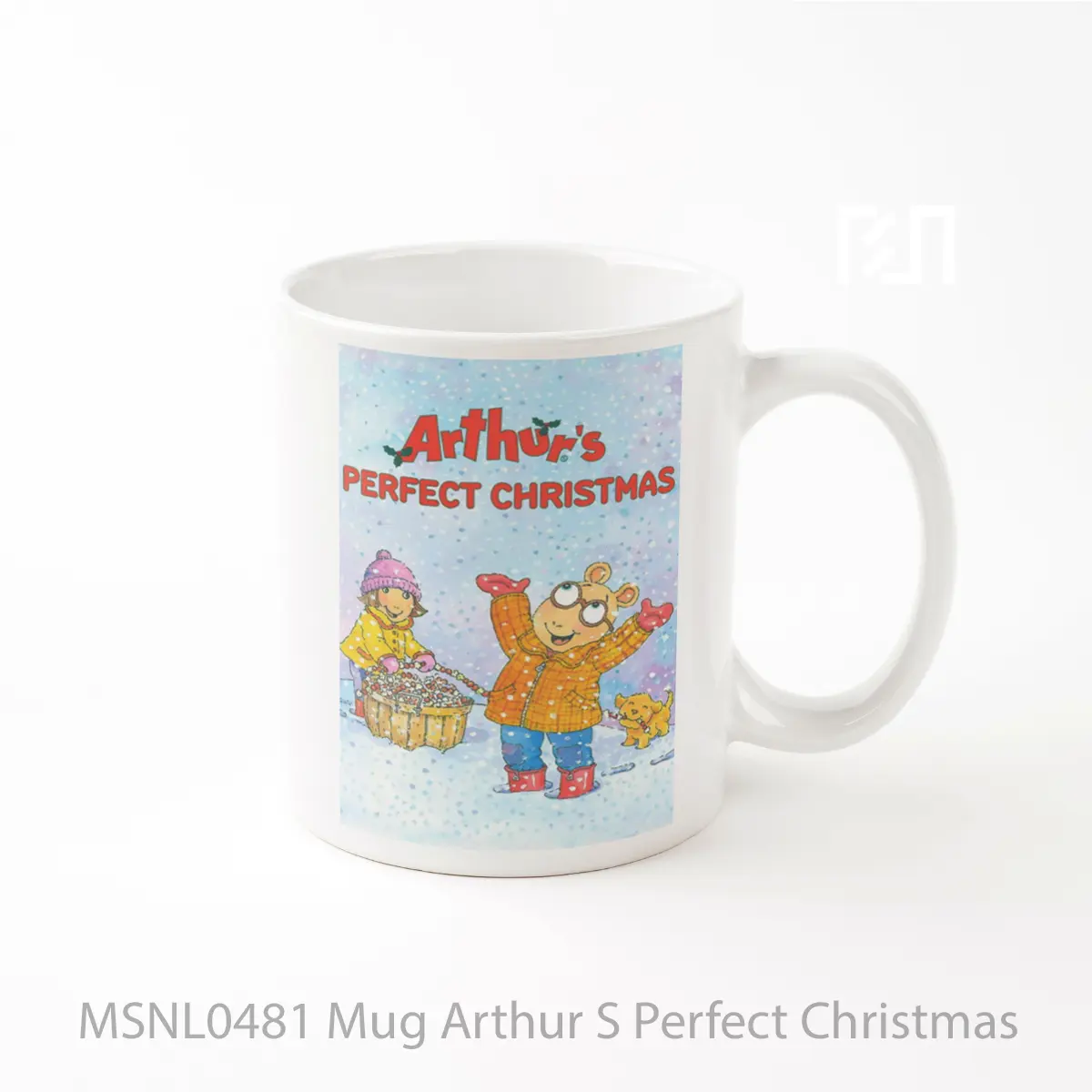 Mug Arthur S Perfect Christmas Gelas Keramik Tema Film MSNL0481