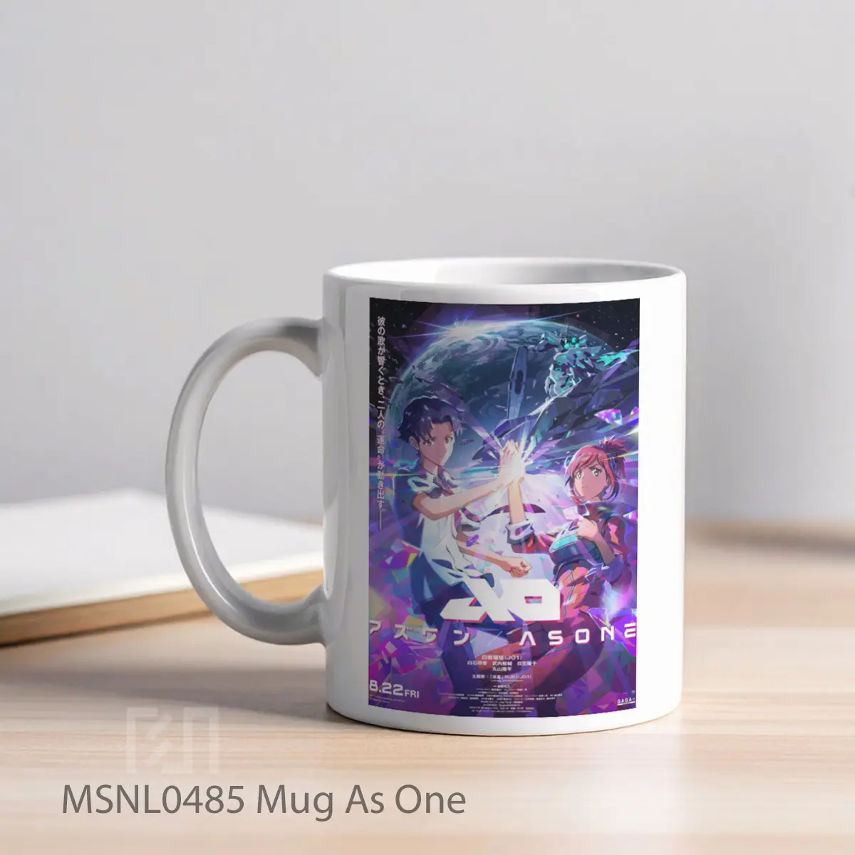 Mug As One Gelas Keramik Tema Film MSNL0485 - Tampak Kiri