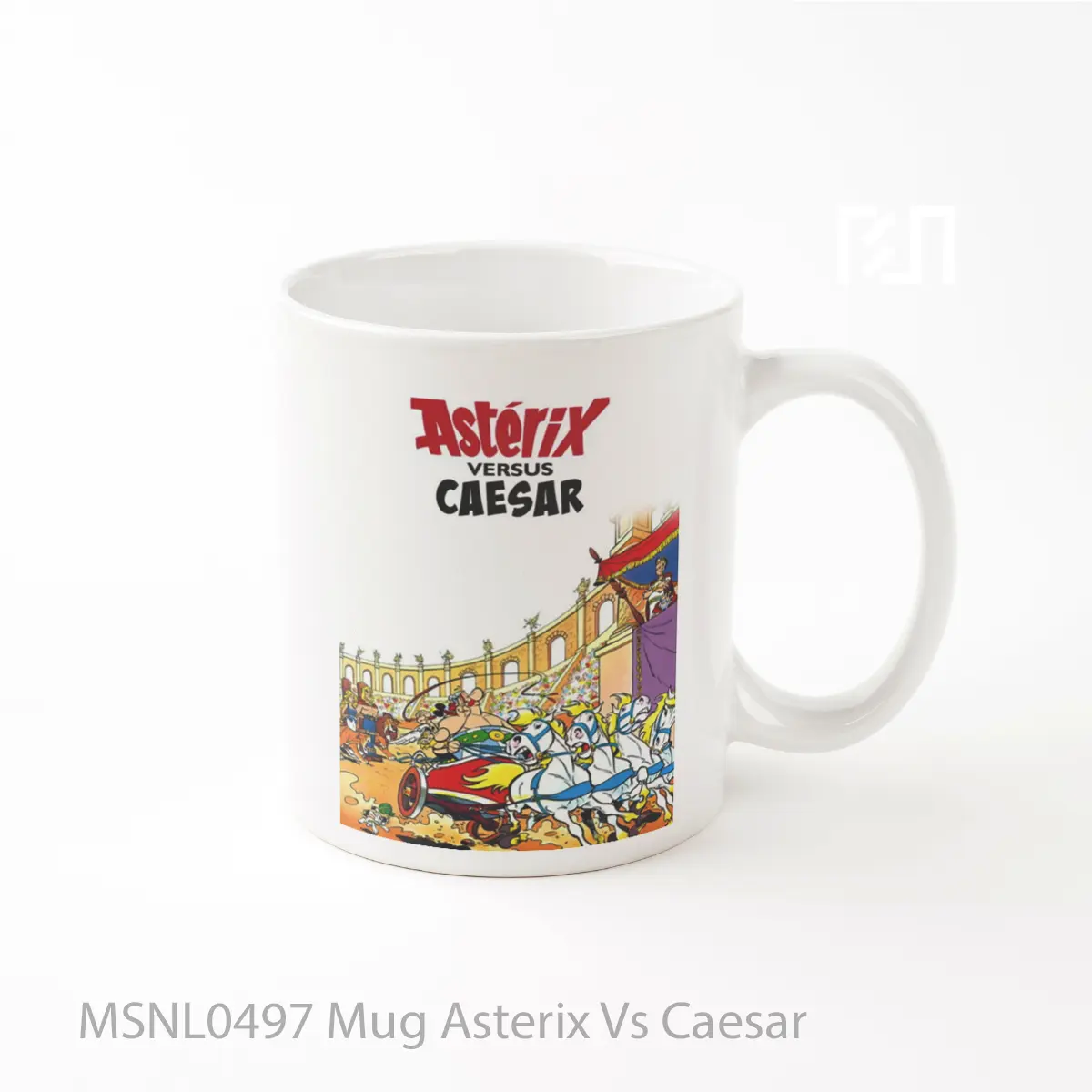 Mug Asterix Vs Caesar Gelas Keramik Tema Film MSNL0497