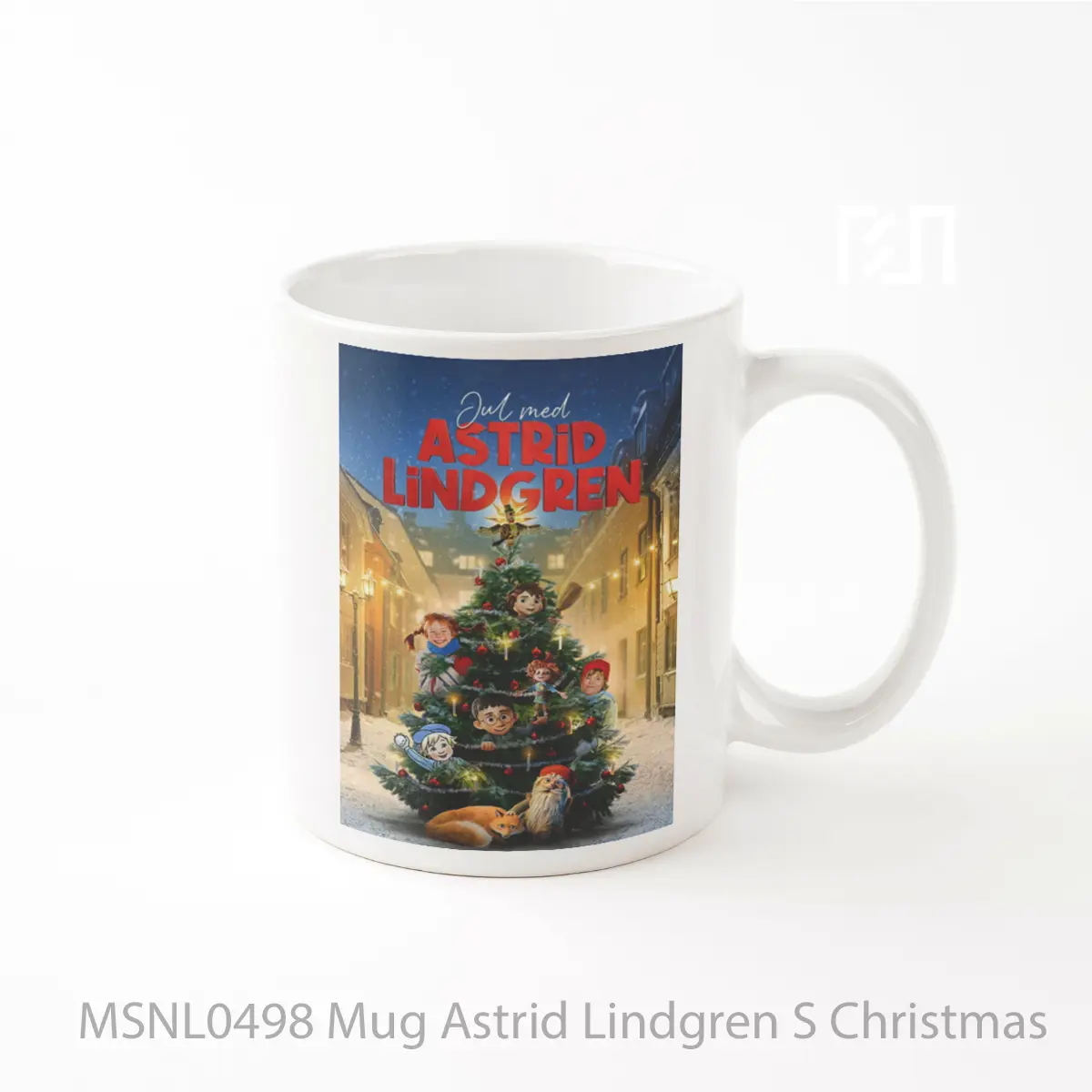 Mug Astrid Lindgren S Christmas Gelas Keramik Tema Film MSNL0498
