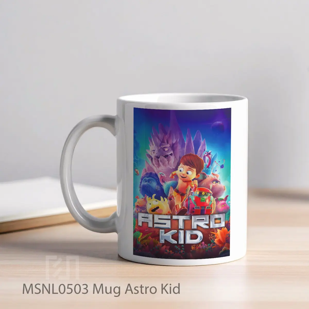 Mug Astro Kid Gelas Keramik Tema Film MSNL0503 - Tampak Kiri