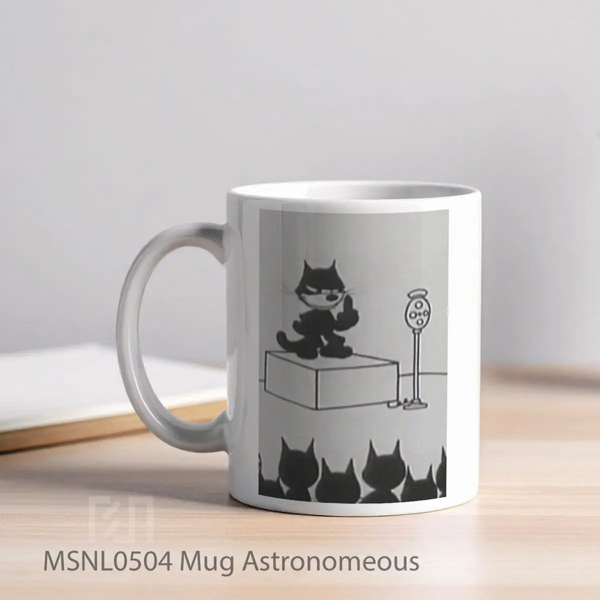 Mug Astronomeous Gelas Keramik Tema Film MSNL0504 - Tampak Kiri