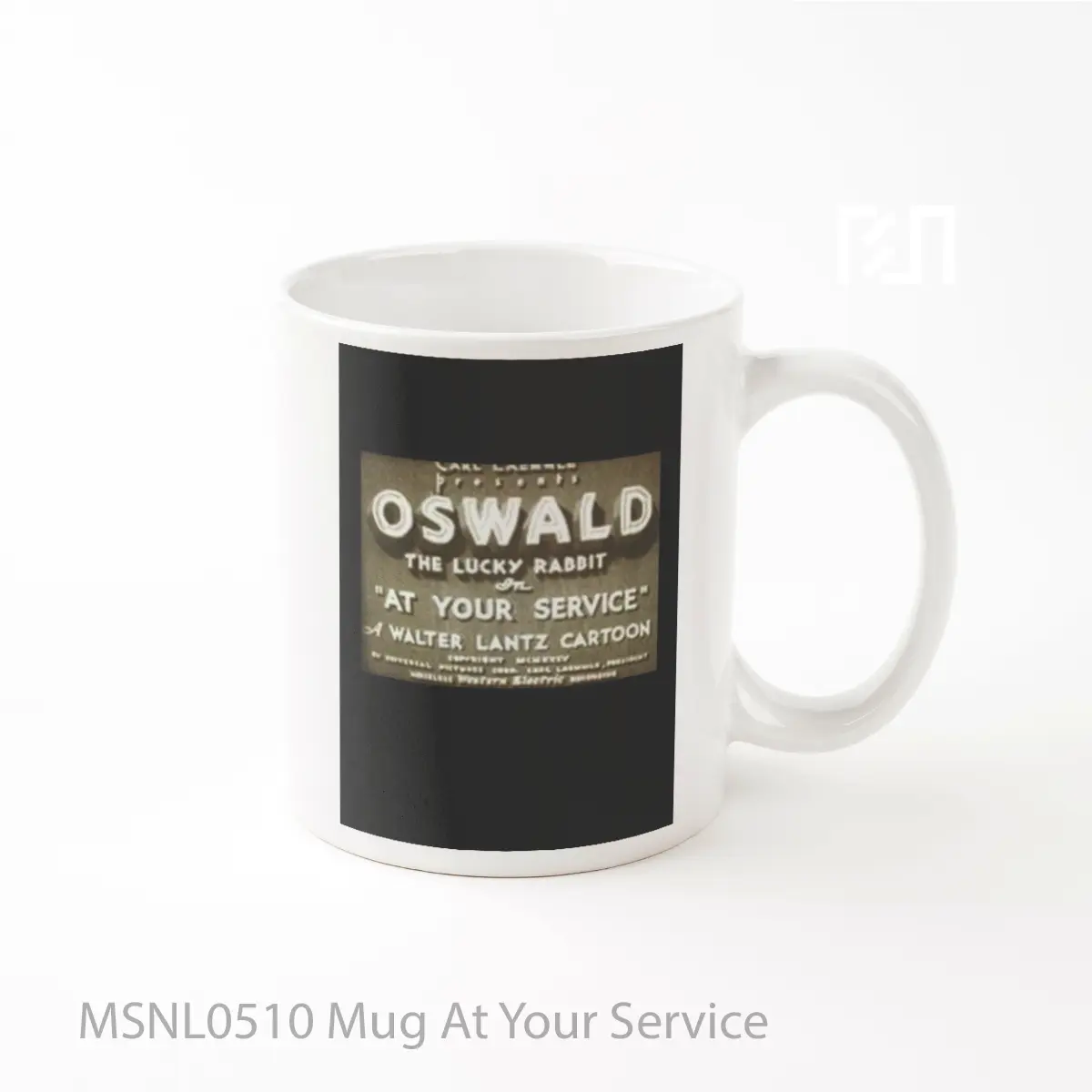 Mug At Your Service Gelas Keramik Tema Film MSNL0510