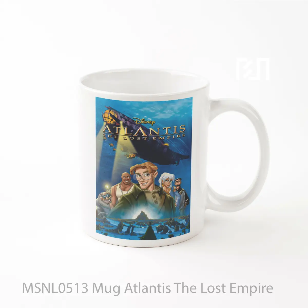 Mug Atlantis The Lost Empire Gelas Keramik Tema Film MSNL0513