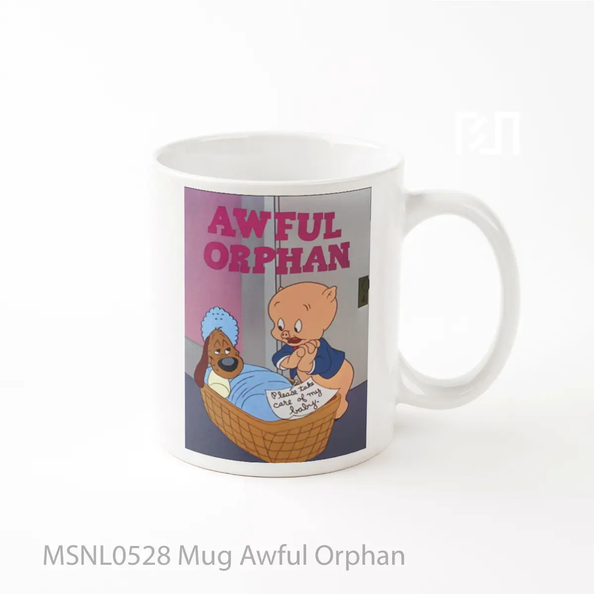 Mug Awful Orphan Gelas Keramik Tema Film MSNL0528