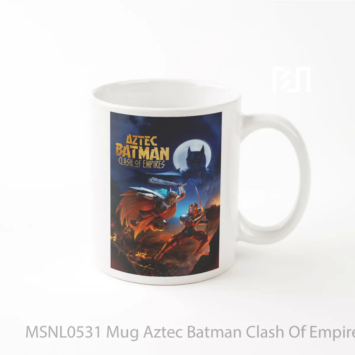 Mug Aztec Batman Clash Of Empires Gelas Keramik Tema Film MSNL0531