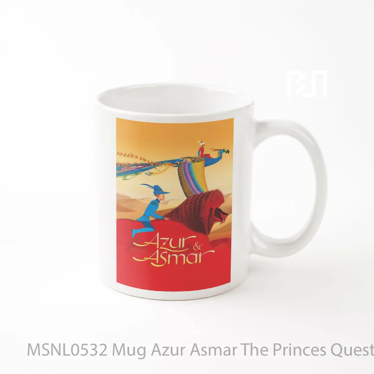 Mug Azur Asmar The Princes Quest Gelas Keramik Tema Film MSNL0532