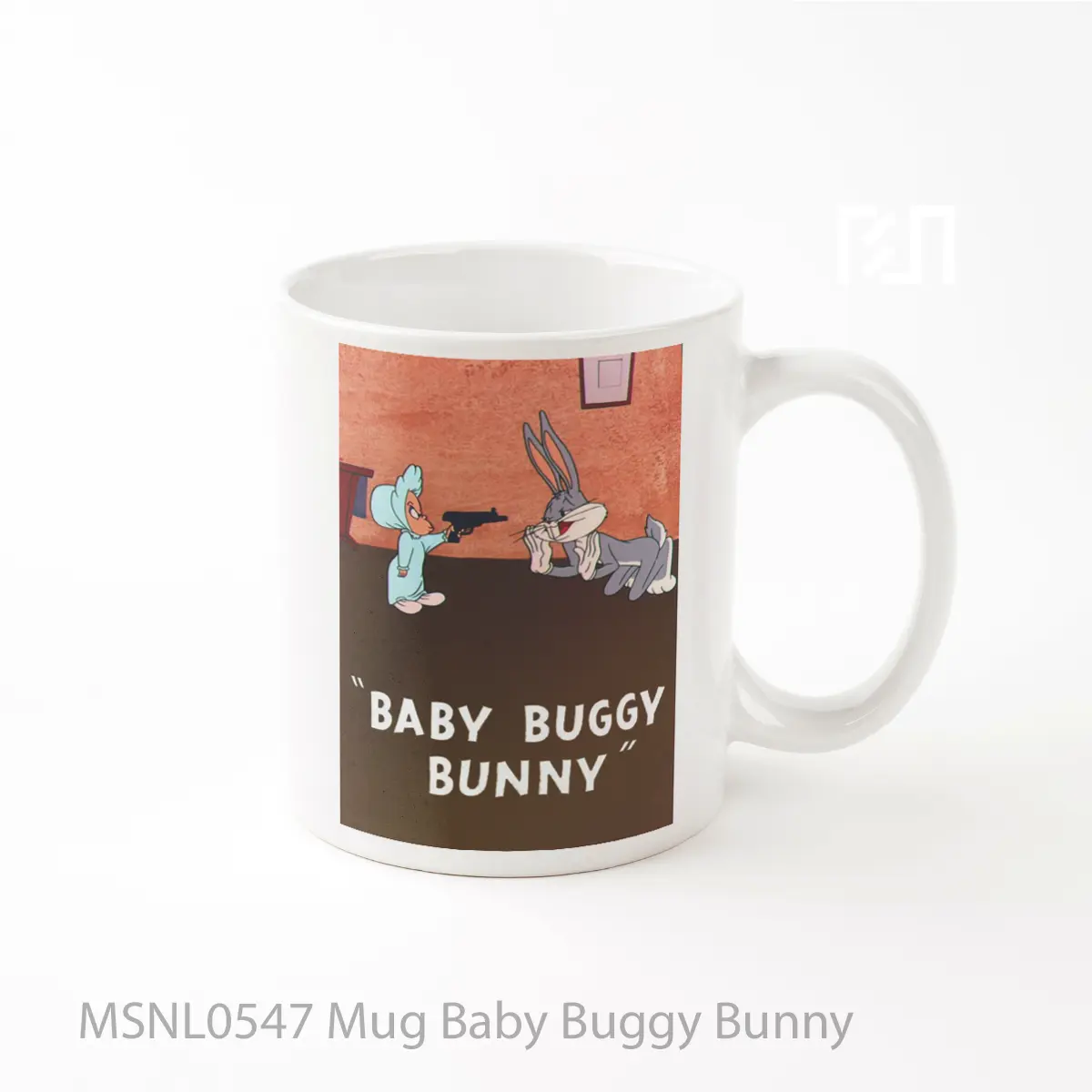 Mug Baby Buggy Bunny Gelas Keramik Tema Film MSNL0547