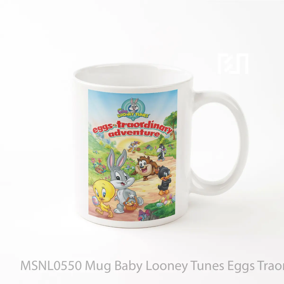 Mug Baby Looney Tunes Eggs Traordinary Adventure Gelas Keramik Tema Film MSNL0550