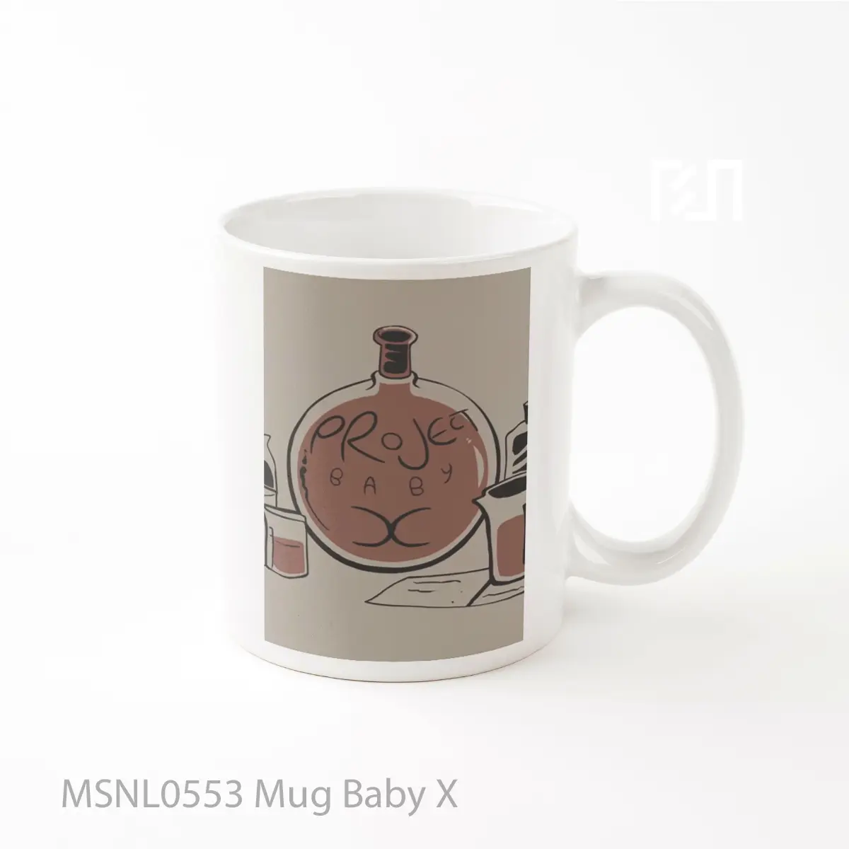 Mug Baby X Gelas Keramik Tema Film MSNL0553