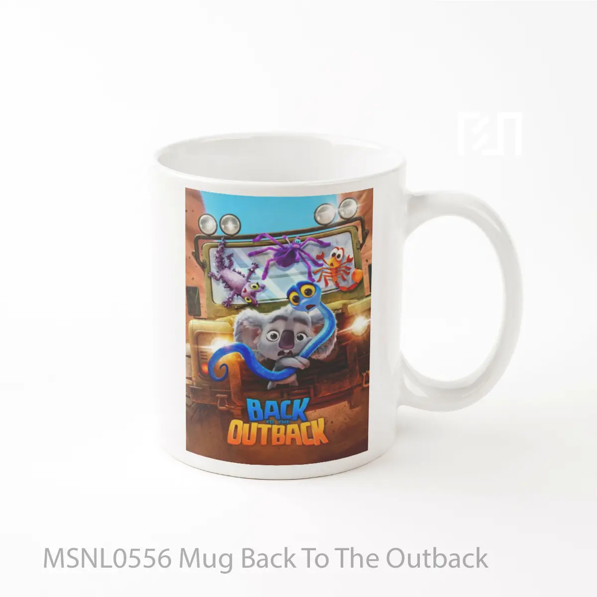 Mug Back To The Outback Gelas Keramik Tema Film MSNL0556