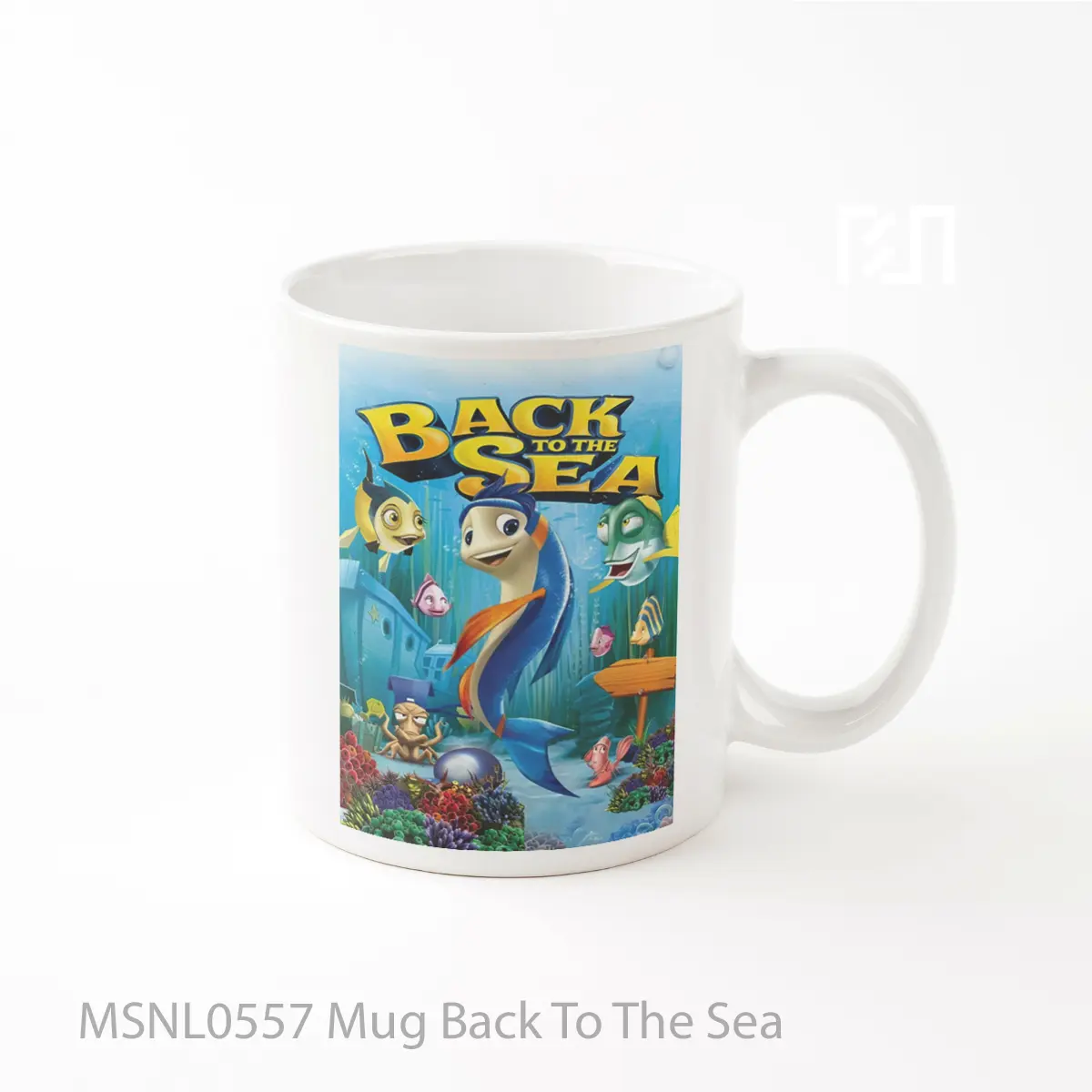 Mug Keramik Premium SNI - Mug Back To The Sea Gelas Keramik Tema Film MSNL0557