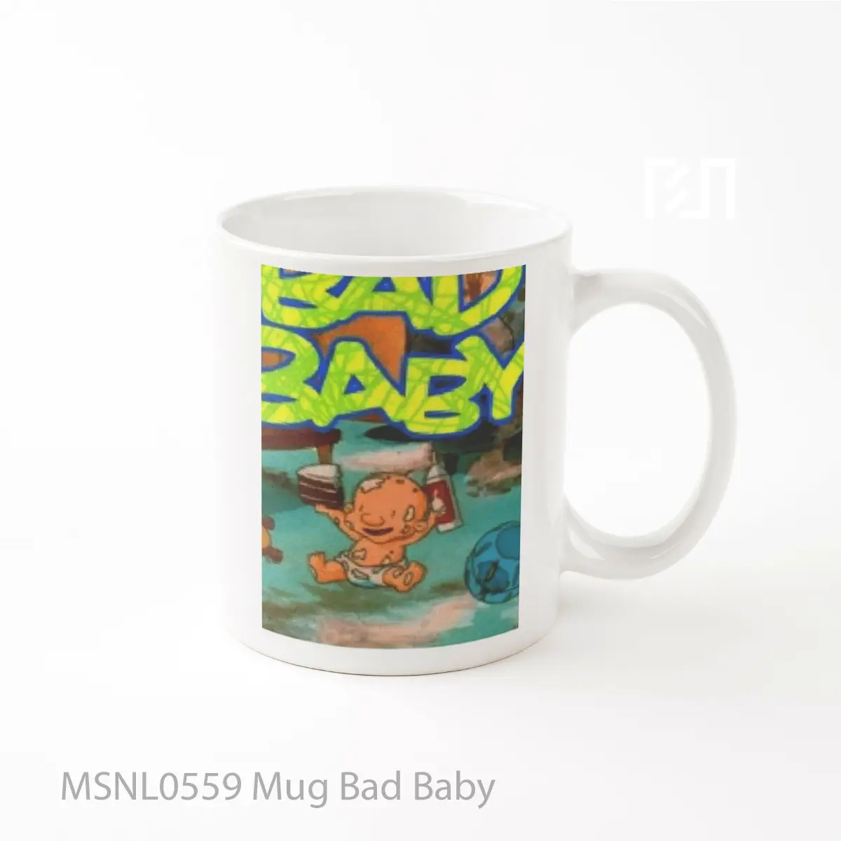 Mug Bad Baby Gelas Keramik Tema Film MSNL0559