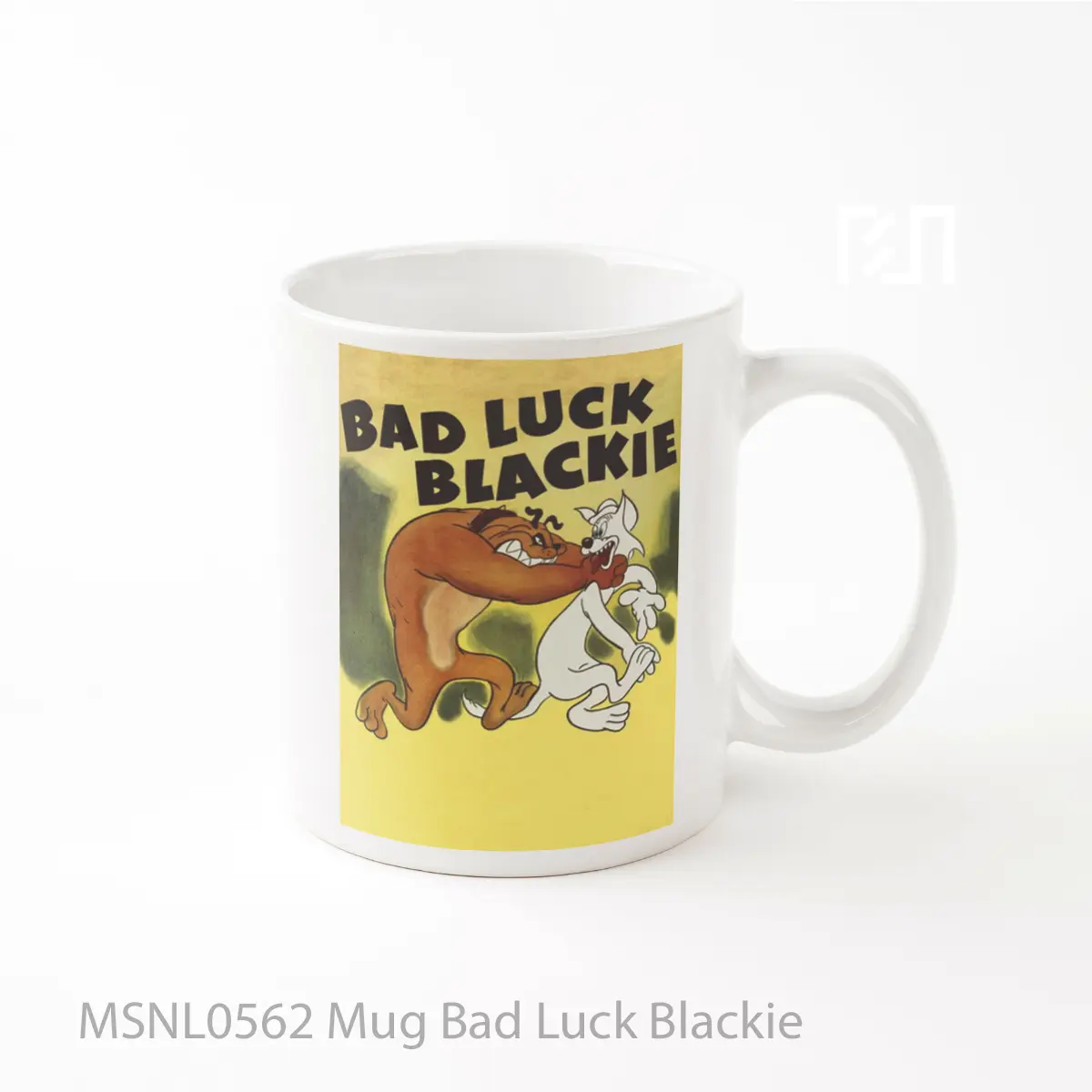 Mug Bad Luck Blackie Gelas Keramik Tema Film MSNL0562