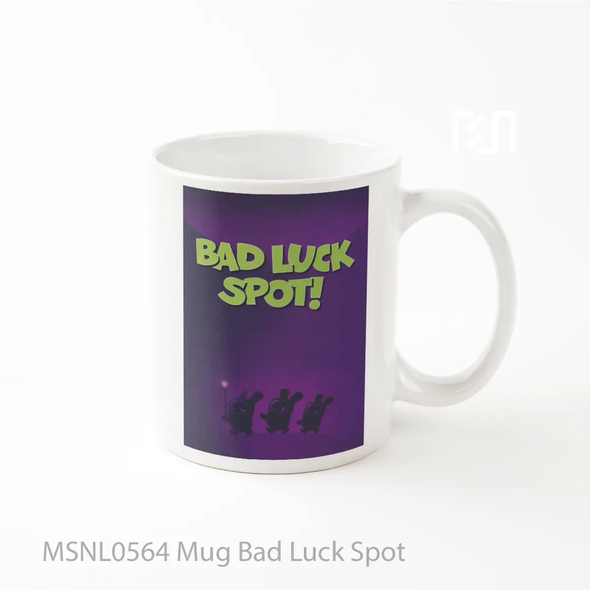 Mug Bad Luck Spot Gelas Keramik Tema Film MSNL0564