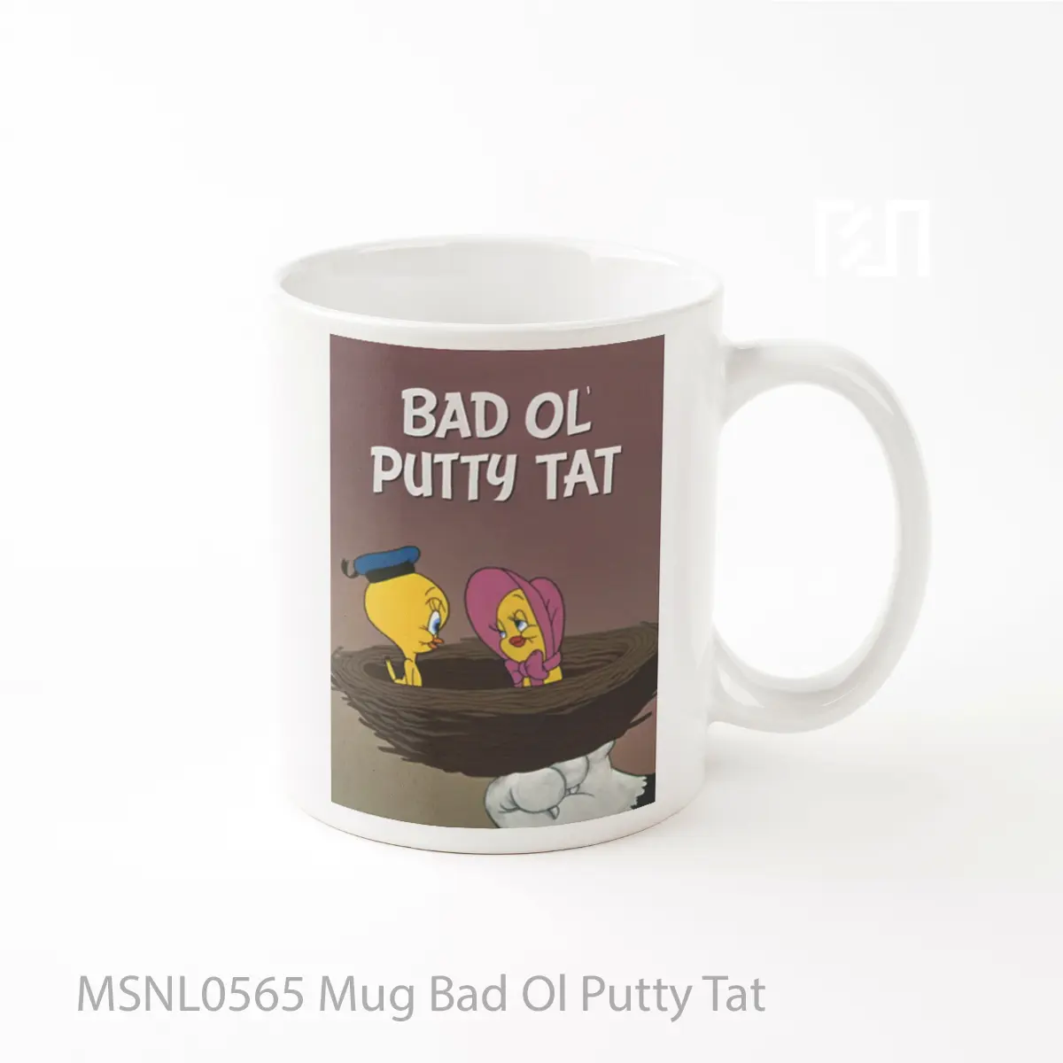 Mug Bad Ol Putty Tat Gelas Keramik Tema Film MSNL0565