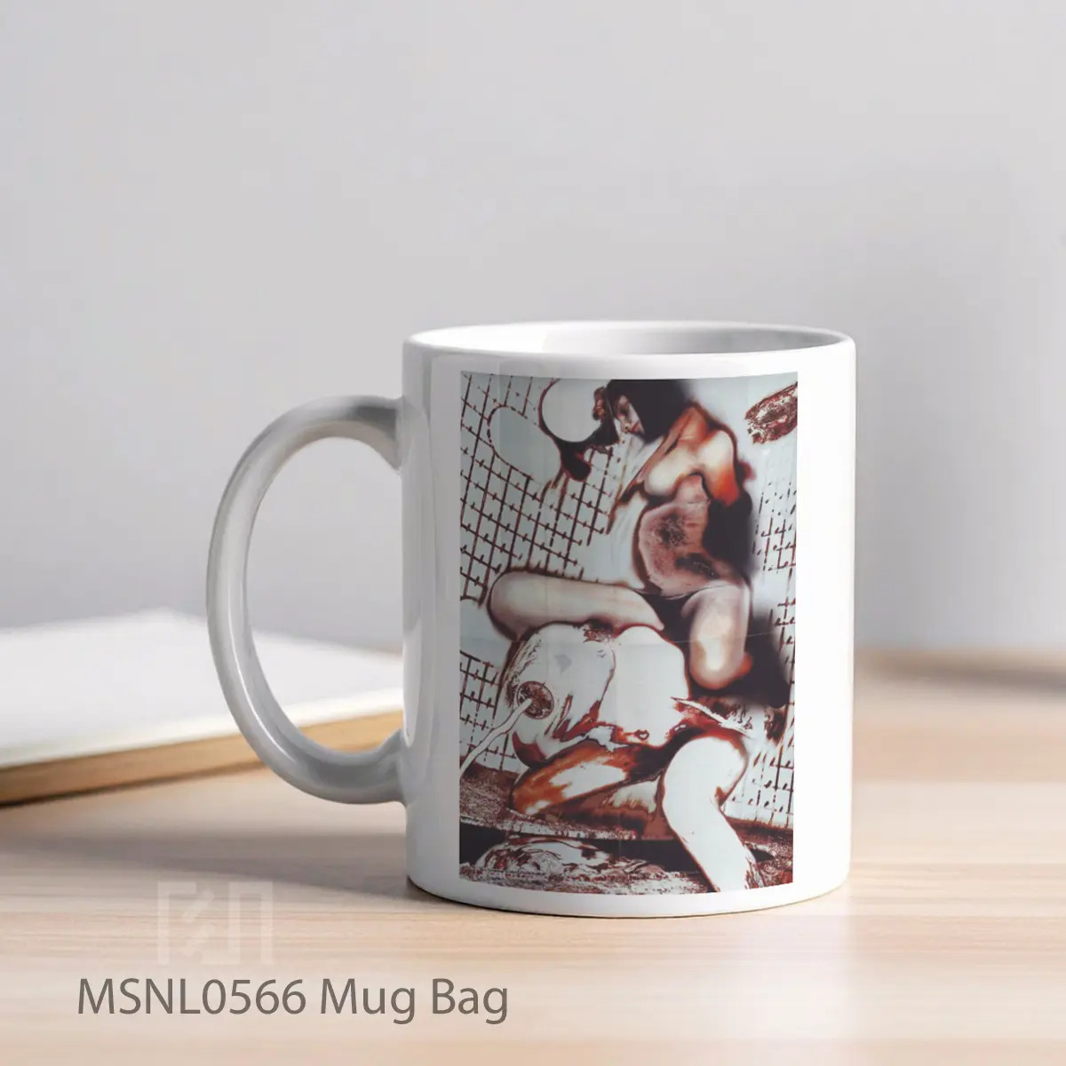 Mug Bag Gelas Keramik Tema Film MSNL0566 - Tampak Kiri