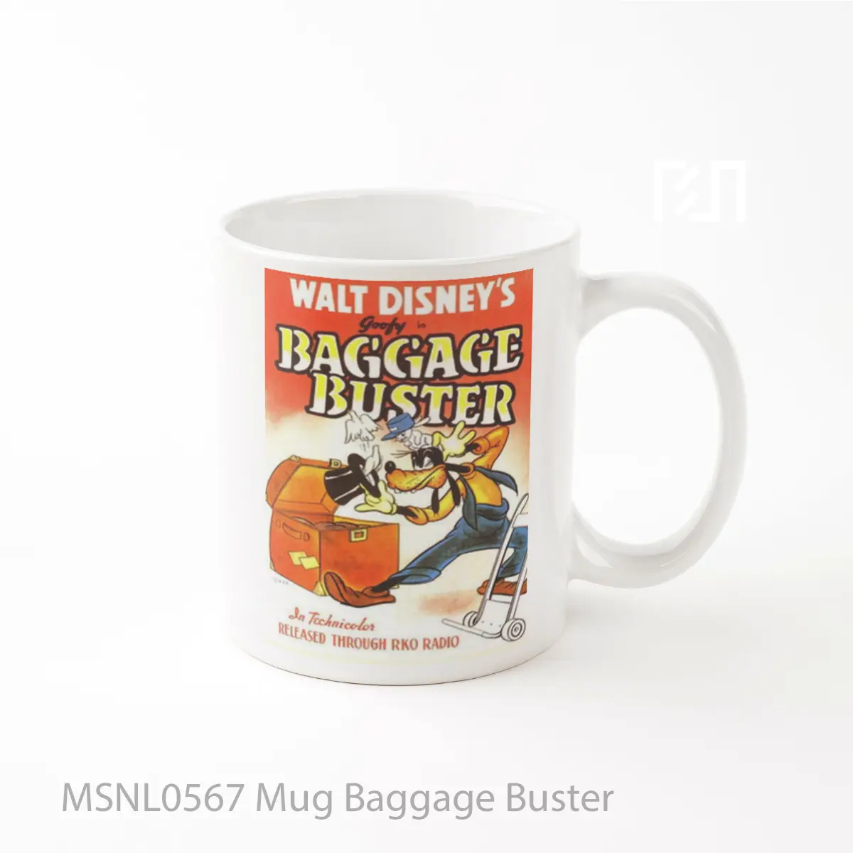 Mug Baggage Buster Gelas Keramik Tema Film MSNL0567