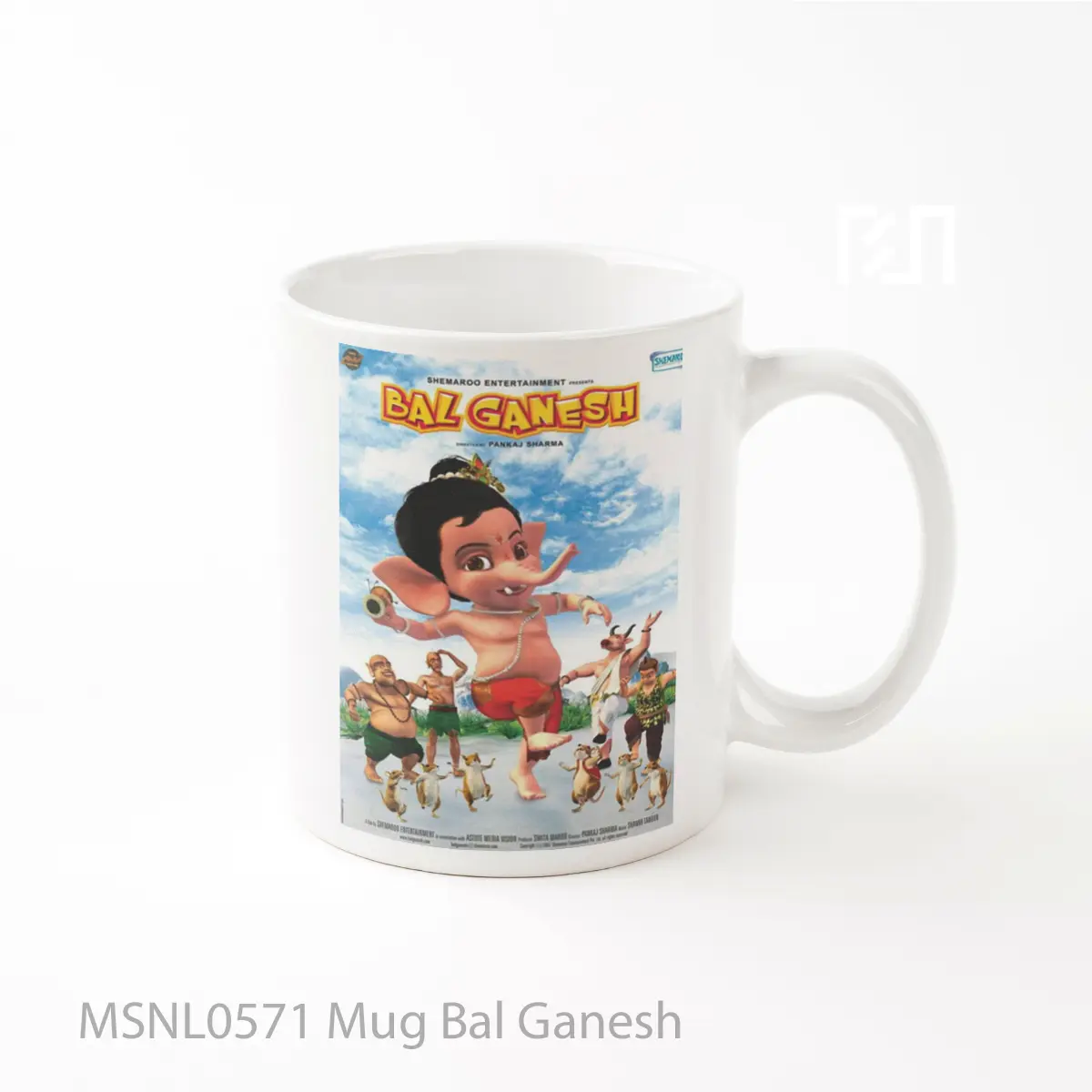 Mug Bal Ganesh Gelas Keramik Tema Film MSNL0571