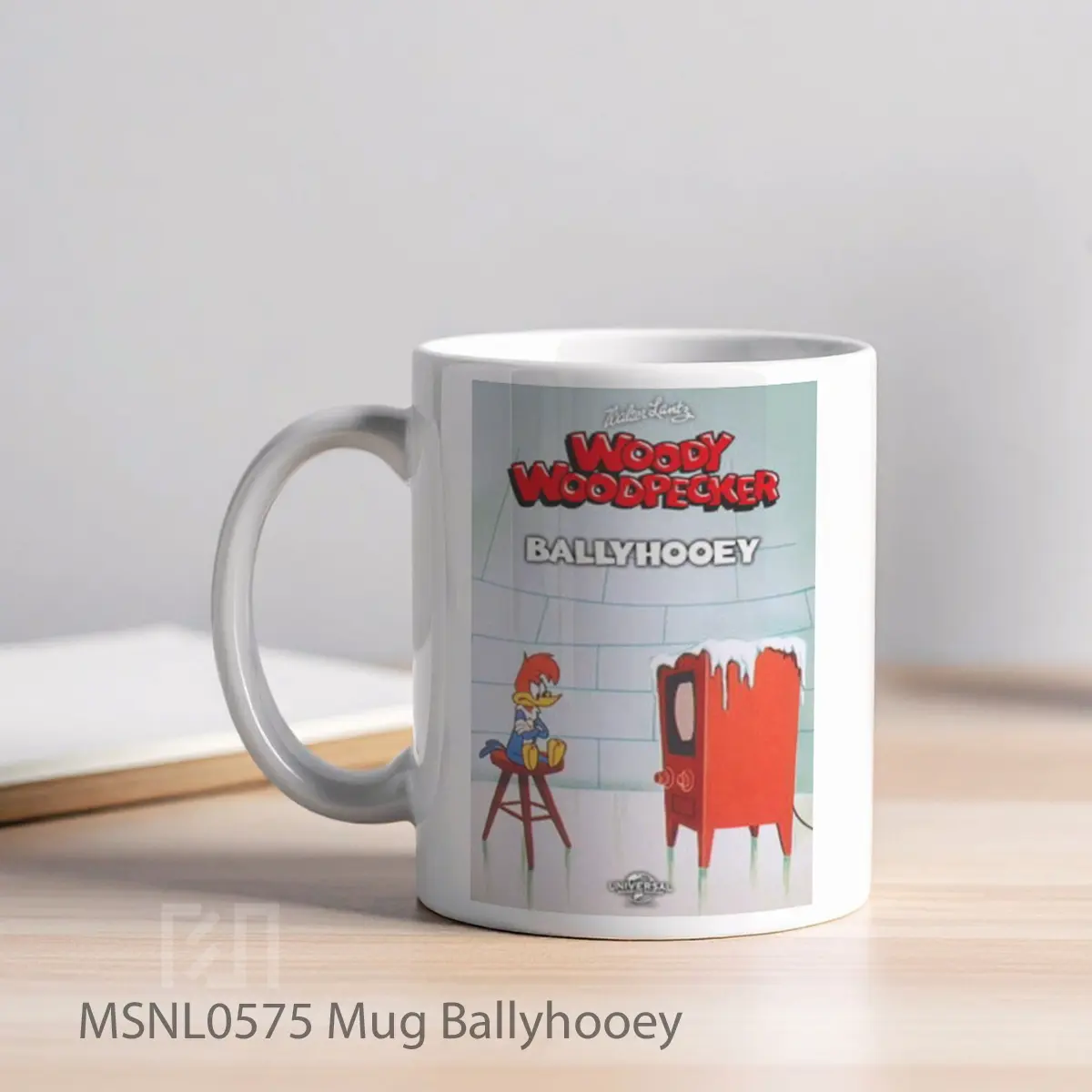 Mug Ballyhooey Gelas Keramik Tema Film MSNL0575 - Tampak Kiri