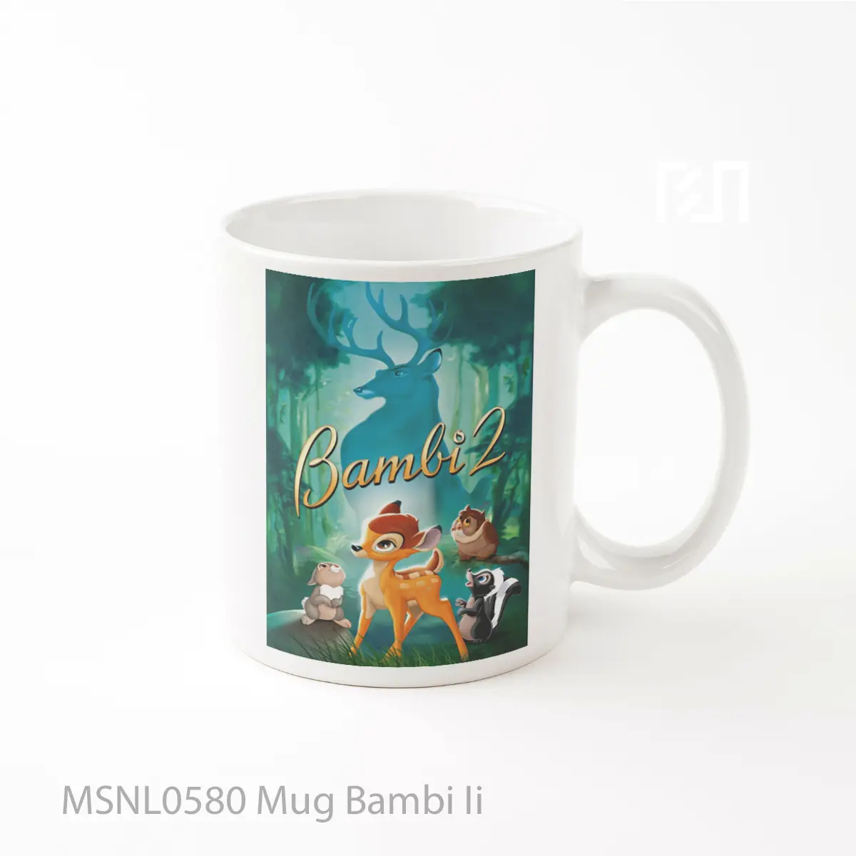 Mug Bambi Ii Gelas Keramik Tema Film MSNL0580