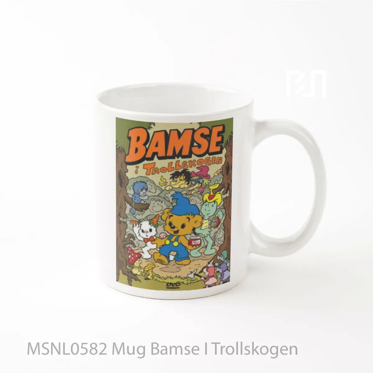 Mug Bamse I Trollskogen Gelas Keramik Tema Film MSNL0582