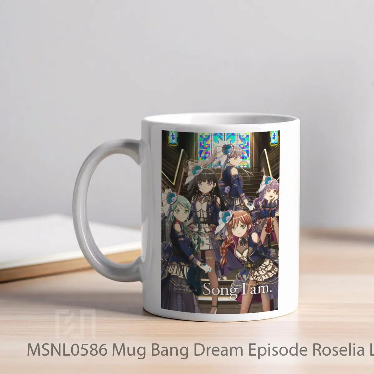 Mug Bang Dream Episode Roselia Lagu Dirikulah Gelas Keramik Tema Film MSNL0586 - Tampak Kiri