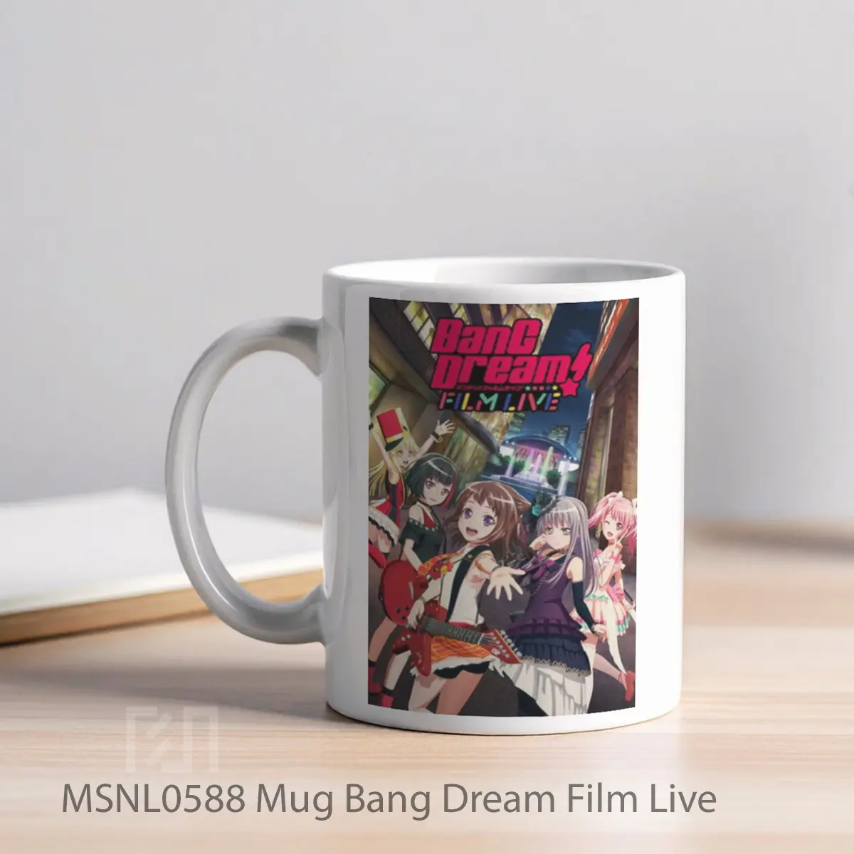 Mug Bang Dream Film Live Gelas Keramik Tema Film MSNL0588 - Tampak Kiri