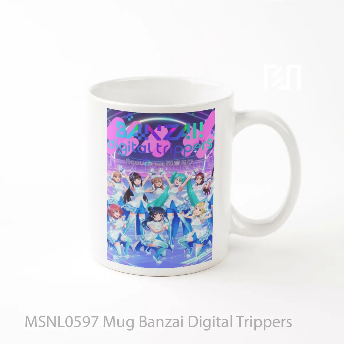 Mug Banzai Digital Trippers Gelas Keramik Tema Film MSNL0597
