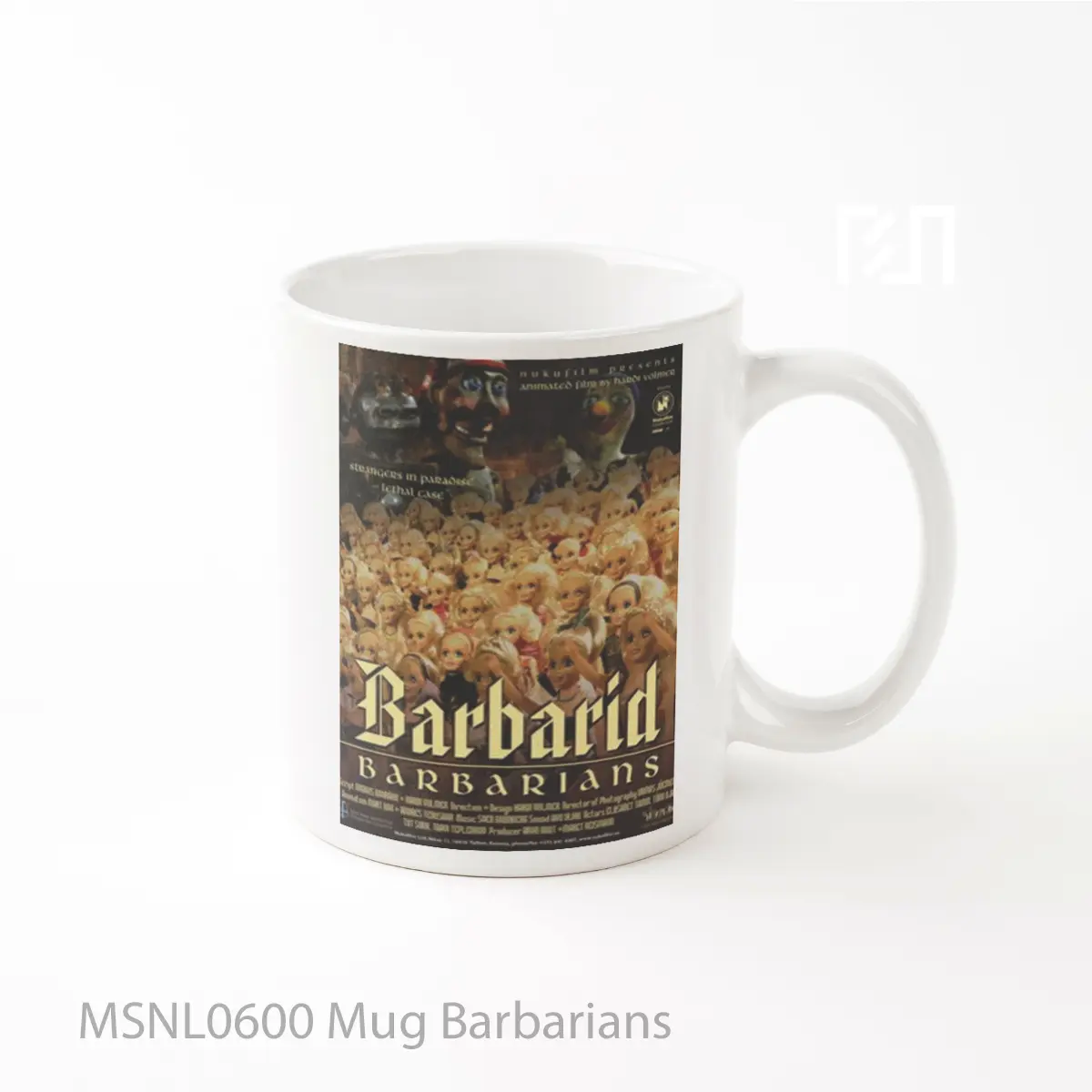Mug Barbarians Gelas Keramik Tema Film MSNL0600