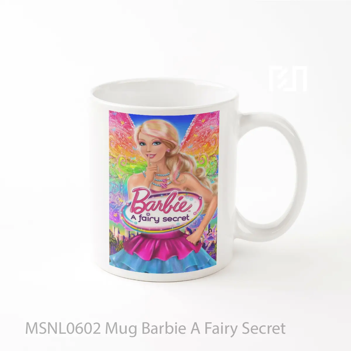 Mug Barbie A Fairy Secret Gelas Keramik Tema Film MSNL0602