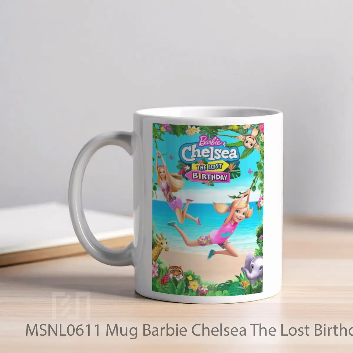 Mug Barbie Chelsea The Lost Birthday Gelas Keramik Tema Film MSNL0611 - Tampak Kiri