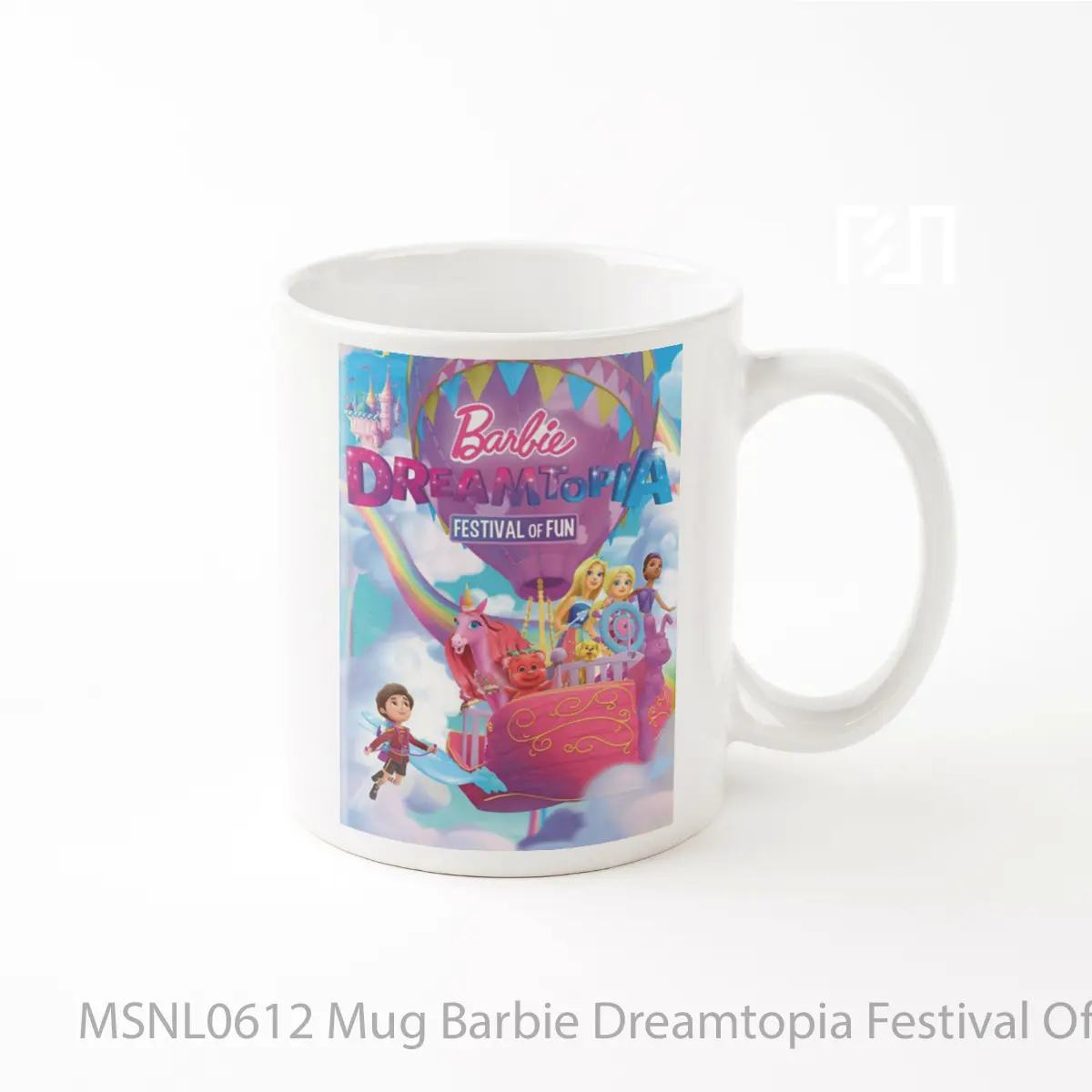 Mug Barbie Dreamtopia Festival Of Fun Gelas Keramik Tema Film MSNL0612