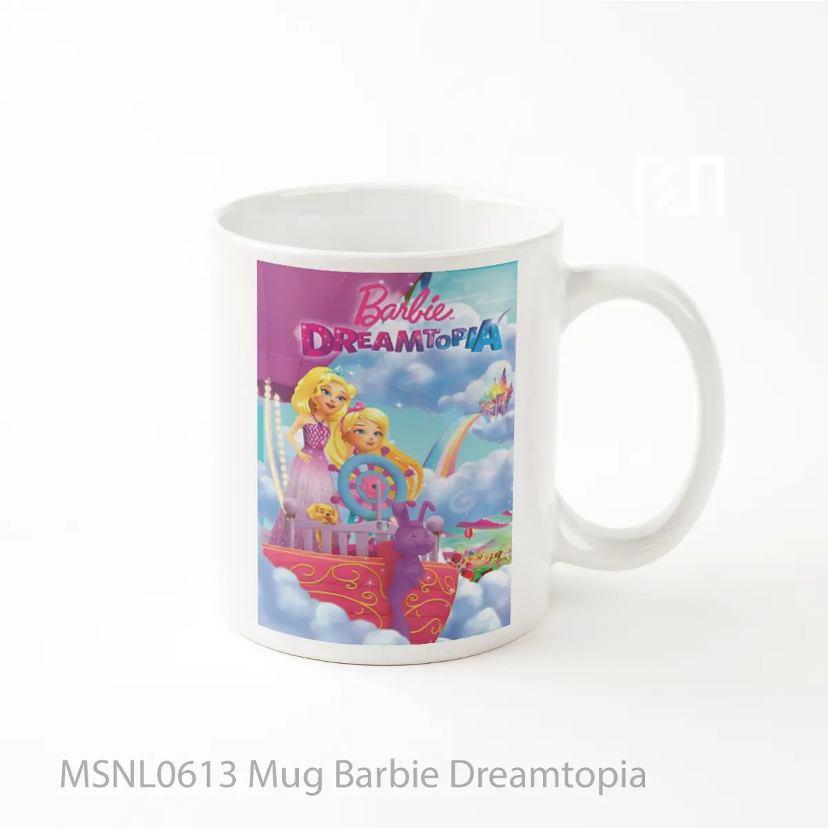 Mug Barbie Dreamtopia Gelas Keramik Tema Film MSNL0613