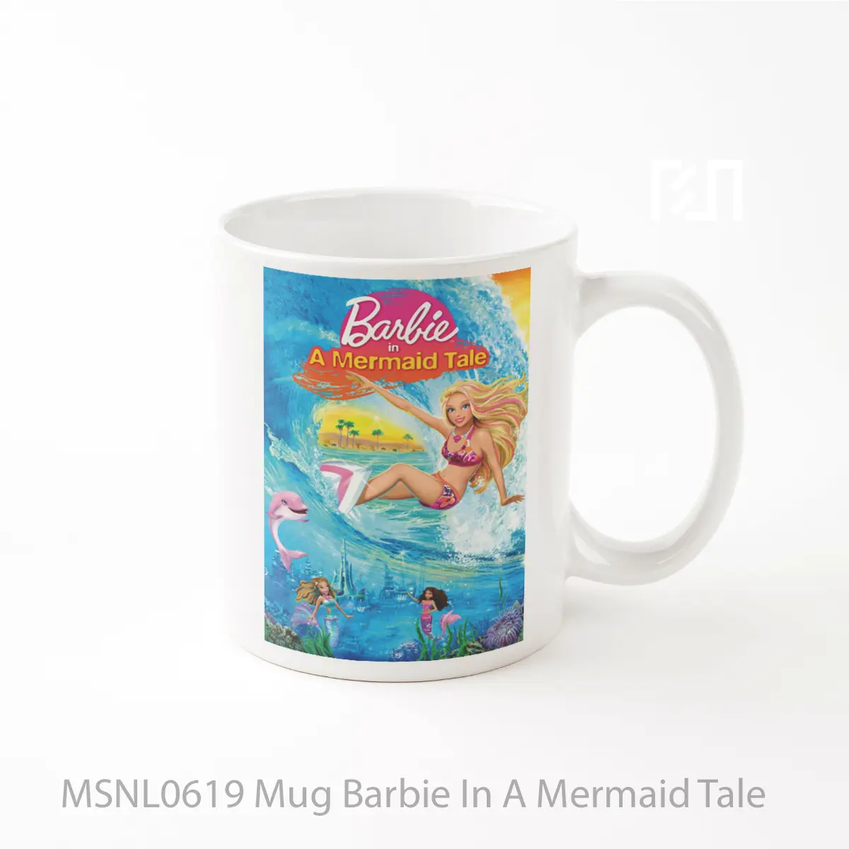 Mug Barbie In A Mermaid Tale Gelas Keramik Tema Film MSNL0619