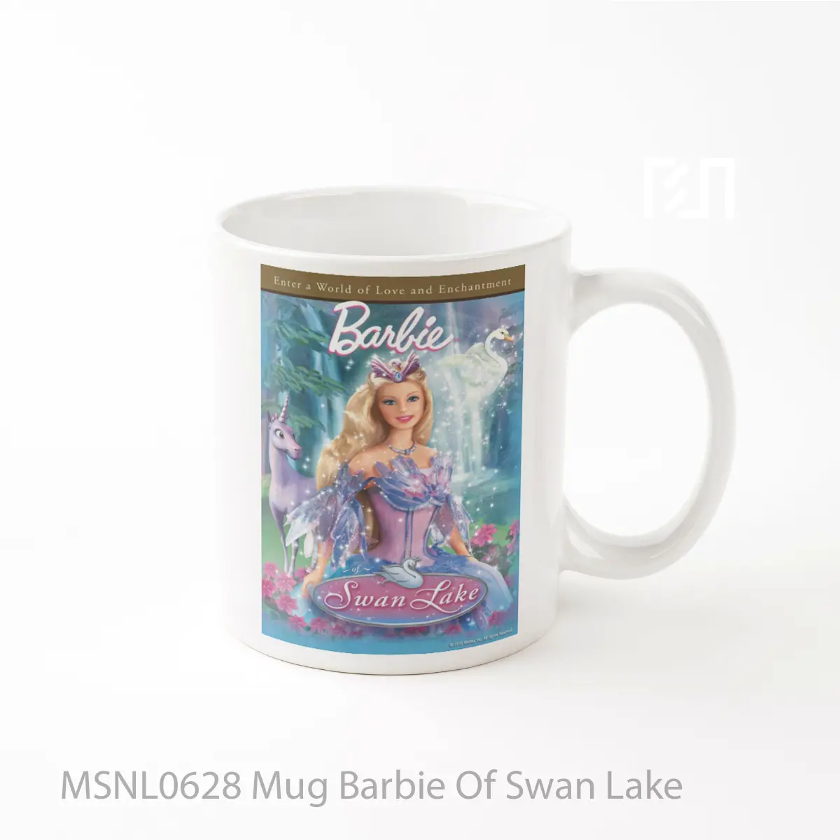 Mug Barbie Of Swan Lake Gelas Keramik Tema Film MSNL0628