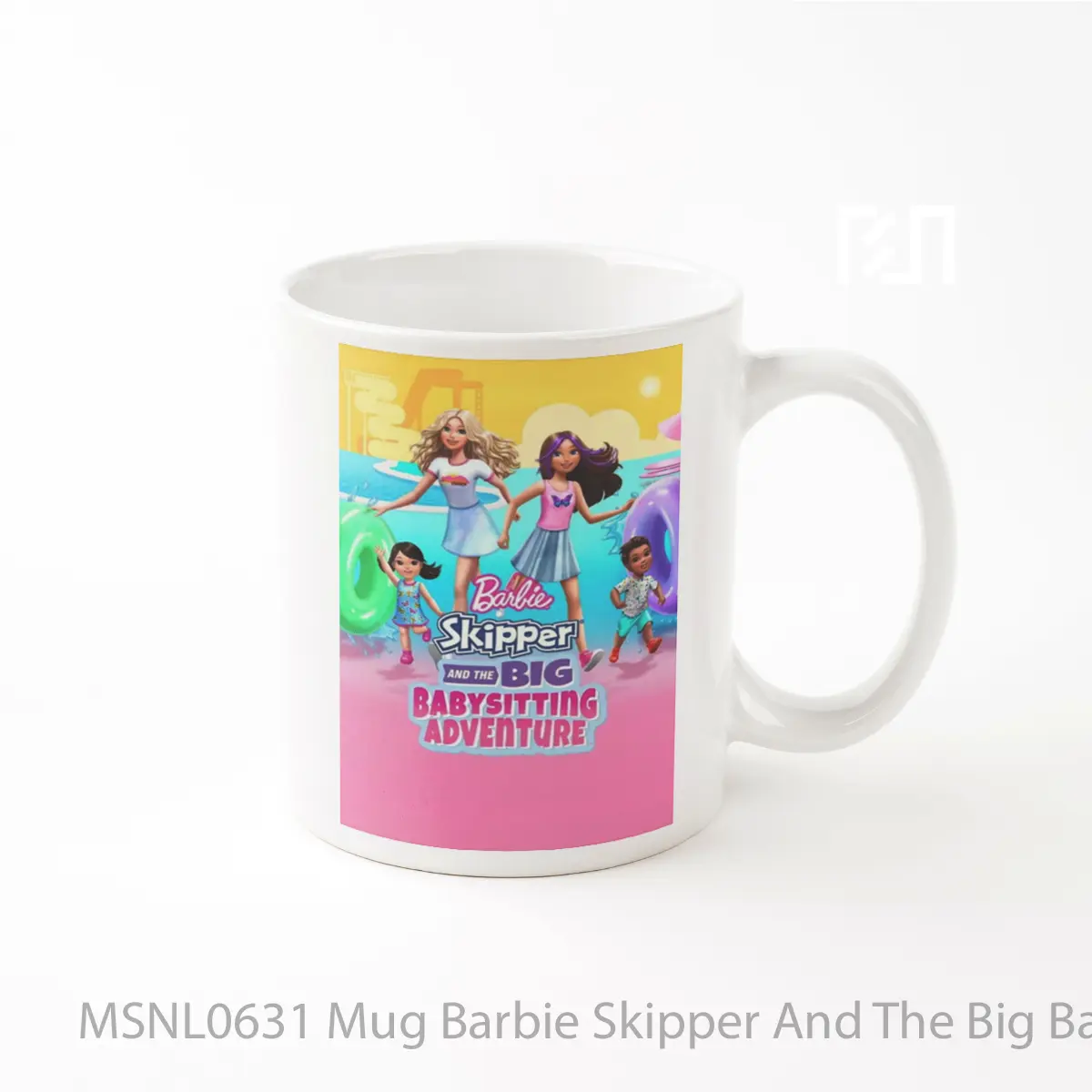 Mug Barbie Skipper And The Big Babysitting Adventure Gelas Keramik Tema Film MSNL0631