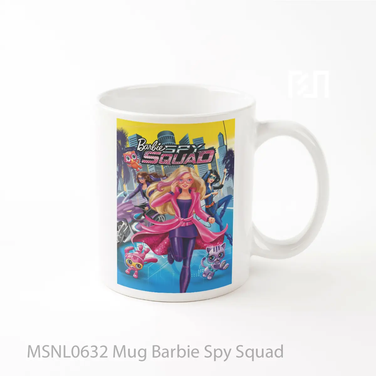 Mug Barbie Spy Squad Gelas Keramik Tema Film MSNL0632