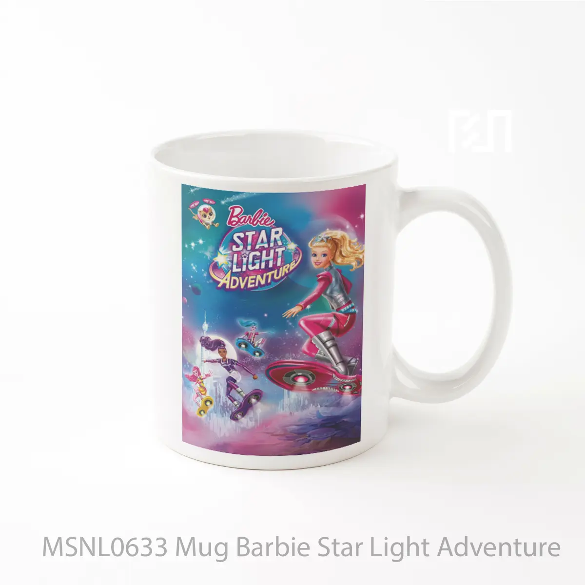 Mug Barbie Star Light Adventure Gelas Keramik Tema Film MSNL0633