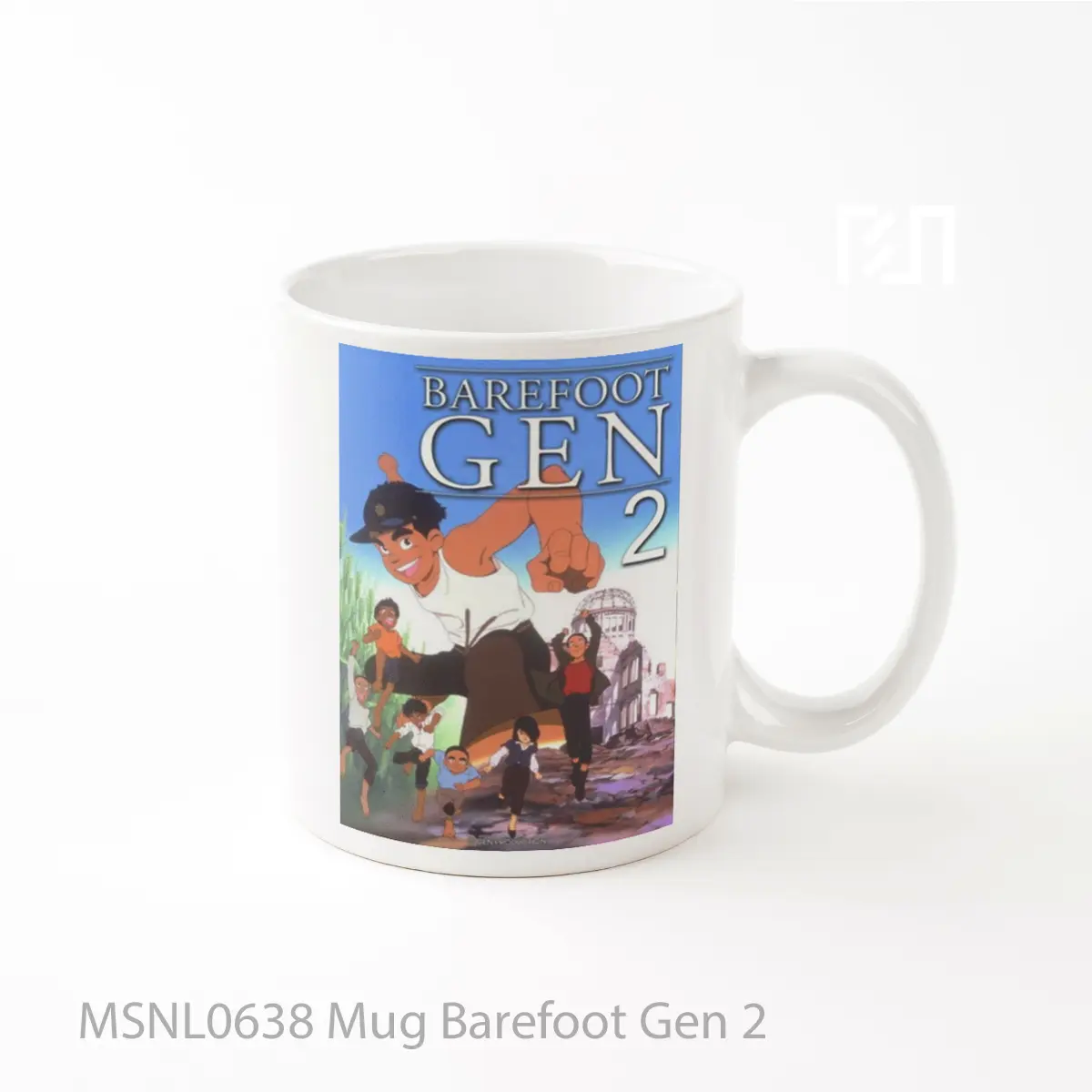 Mug Barefoot Gen 2 Gelas Keramik Tema Film MSNL0638